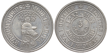 Нидерланды жетон 1982 700 лет Рурмонду (Roermond) медно-никель UNC 4531-442