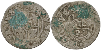 Польша, Эльбинг 3 полкера (3 полторака - 1 крейцер) 163s Густав II Адольф (1621-1632) Kop 9602-9607 серебро 4160-237