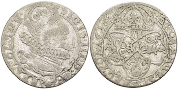 Польша 6 грошей (шостак) 1626 Сигизмунд III Ваза (1587-1632), великий подскарбий  Иероним Лигезый (1624-1632) герб Пулкозиц, вес 3,51 гр. Gumowski 1167 серебро 1517-933