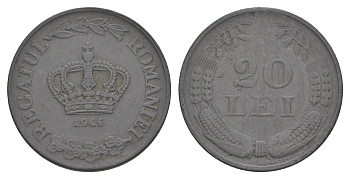 Румыния 20 леев 1944 Михай I (1940-1947) KM 62 цинк 4648-1057