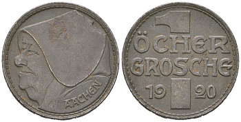 Аахен 10 пфеннигов = 1 грош 1920 Funck 1.5A, Men05 70.15, Men18 99.15 железо 4617-158