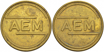 ЕВРОПА ЖЕТОН ND AEM желтый металл 4185-122