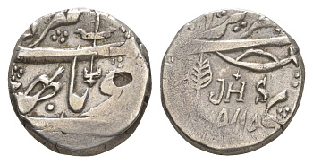 Индия, Джамму и Кашмир 1 рупия 1869 Гулаб Сингх Y?13 серебро 4178-627