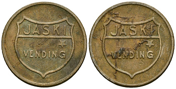 Нидерланды жетон ND JASKI VENDING латунь 4136-449