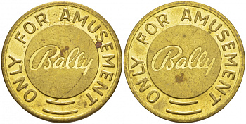 ШВЕЦИЯ ЖЕТОН ИГРОВОЙ BALLY, ГОРОД СТОКГОЛЬМ бронза 4544-825