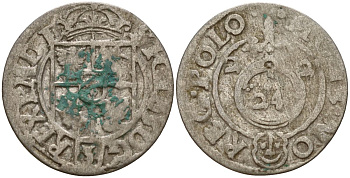 Польша 3 полкера (3 полторака - 1 крейцер) 1622 Сигизмунд III Ваза (1587-1632) Gorecki B.22, KM 41 серебро 4158-857