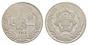 Афганистан 1 рупия 1922 AH 1301 KM 885 серебро 1517-1335