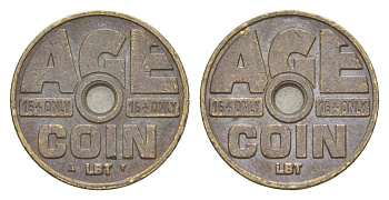 Нидерланды жетон для продажи сигарет (бесплатно выдавался клиентам кафе и ресторанов в возрасте от 16 лет) 2004 диаметр 20,4 мм, вес 5,9 гр никель латунь 4613-617