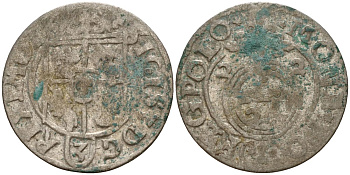 Польша 3 полкера (3 полторака - 1 крейцер) 1622 Сигизмунд III Ваза (1587-1632) Gorecki B.22, KM 41 серебро 4158-858