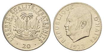 Гаити 20 сантимов 1972 ФАО KM 100 медно-никель UNC 4657-1216