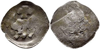 КАРИНТИЯ, СВЯЩЕННАЯ РИМСКАЯ ИМПЕРИЯ, АВСТРИЯ 1 ПФЕННИГ 1202-1256 БЕРНАРД (1202-1256) ФОН СПЕНХЭЙМ серебро 560-836