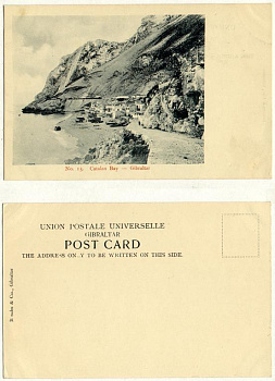 ГИБРАЛТАР ОТКРЫТКА, ПОЧТОВАЯ КАРТОЧКА, КАТАЛАНСКИЙ ЗАЛИВ - до 1917 153-3-11