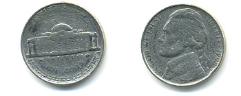 США 5 ЦЕНТОВ 1998 P ДЖЕФФЕРСОН KM А192 медно-никель 179-757