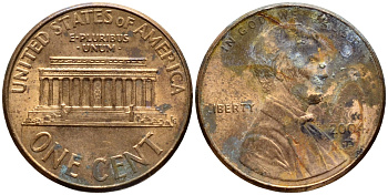 США 1 ЦЕНТ 2004 D, ЛИНКОЛЬН KM 201b цинк плакированный медью 4396-468