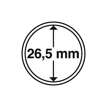 Капсулы круглые – 26,5 мм, упаковка 10 шт. Leuchtturm. 322322
