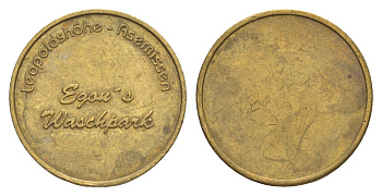 Германия, Леопольдсхеэ жетон автомойки ND Egon's Waschpark Men05 14980.1 латунь 4637-1142