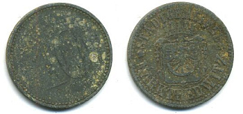 Марктредвиц (Бавария) 10 пфеннигов ND НОТГЕЛЬД MARKTREDWITZ, Funck 323.1 цинк 00-00