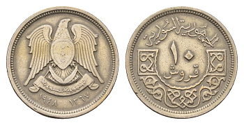 Сирия 10 пиастров 1948 KM 83 медно-никель 4674-1157