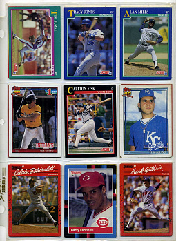 США КАРТОЧКИ БЕЙСБОЛЬНЫЕ 9 штук разных 7501-37