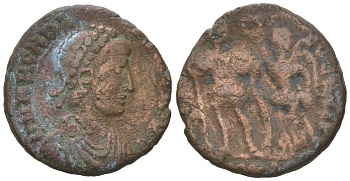 Римская Империя центенионалий 383-408 Флавий Аркадий (383-408) медь 4617-758