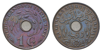 Голландская (Нидерландская) Индия 1 цент 1938 KM 317 бронза 4622-257