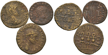 Римская Империя лот из 3 монет N6-25