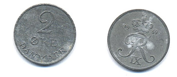 ДАНИЯ 2 ЭРЕ 1969 KM 840.2 цинк 23-1146