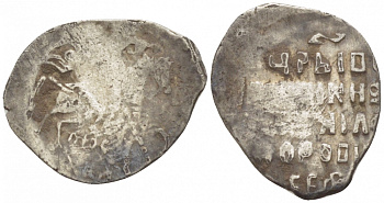 МИХАИЛ ФЕДОРОВИЧ 1 КОПЕЙКА XVII ВЕК серебро 261-661