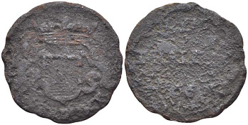 УТРЕХТ, НИДЕРЛАНДЫ 1 ДУИТ 1681 KM 66 медь 175-722