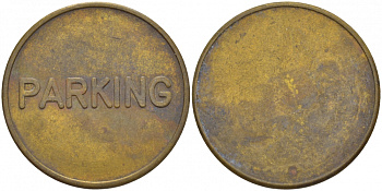 ЕВРОПА ЖЕТОН ПАРКОВОЧНЫЙ PARKING желтый металл 4544-911