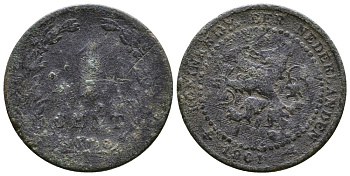 НИДЕРЛАНДЫ 1 ЦЕНТ 1901 ГОД ТИП KM 131 бронза 4110-1344