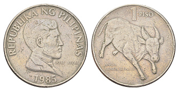 Филиппины 1 писо (песо) 1985 Хосе Рисаль KM 243.1 медно-никель 4706-835