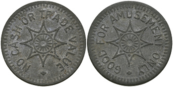 ЕВРОПА ЖЕТОН, ИГРОВОЙ ND цинк 99-461