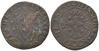 Франция, Меро меро 1524 Ro.156 бронза 441-1245
