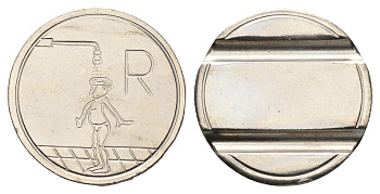 Италия жето для прохода в душевую диаметр 26 мм, вес 7 гр нержавеющая сталь 4670-631