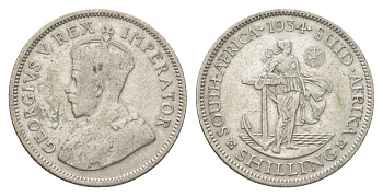 ЮАР 1 шиллинг 1934 KM 17.3 серебро 4622-656