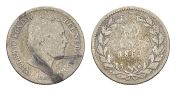 Нидерланды 10 центов 1869 Виллем III (1849-1890) KM 80 серебро 4623-721