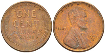 США 1 ЦЕНТ 1950 S, ЛИНКОЛЬН KM А132 медь цинк 218-231