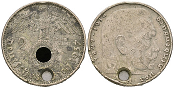 Германия 2 рейхсмарки 1937 A KM 93 серебро 110-427