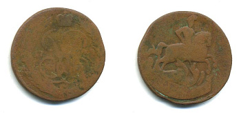 РОССИЯ 1 КОПЕЙКА 17XX медь 61-156