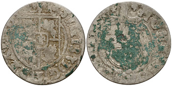 Польша 3 полкера (3 полторака - 1 крейцер) ND (1620-1627) Сигизмунд III Ваза (1587-1632) KM 41 серебро 4158-749