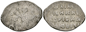 Русское Царство копейка 1598-1605 Борис Годунов, Московский  монетный двор, 0,64 ГР ГиК №173 серебро 262-619