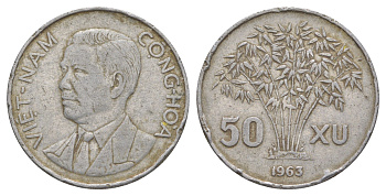 Южный Вьетнам 50 су 1963 KM 6 алюминий 4159-1145