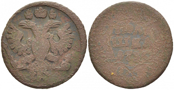 Россия полушка 1735 Анна Иоанновна (1730-1740) Биткин 343 медь 261-321