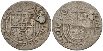 Польша 3 полкера (3 полторака - 1 крейцер) 1625 Сигизмунд III Ваза (1587-1632) Gorecki B.25, KM 41 серебро 4160-158