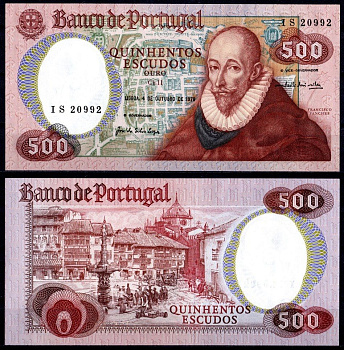 Португалия 1000 эскудо 1979 Pick 177 (1) бумага UNC (пресс) 8621-47-1-1