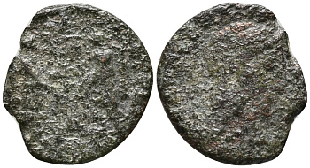 Римская Империя нуммий ND Константин I Великий? бронза 3999-1165