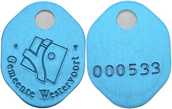 Нидерланды, Вестерворт жетон ND синий, 000533 4368-611