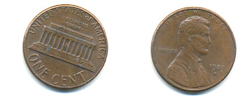 США 1 ЦЕНТ 1983 D, ЛИНКОЛЬН KM 201b цинк плакированный медью 86-142