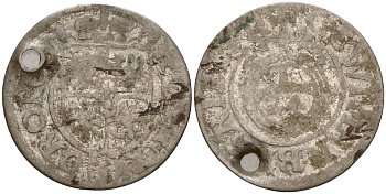 Польша 3 полкера (3 полторака - 1 крейцер) 1623 Сигизмунд III Ваза (1587-1632) Gorecki B.23 серебро 4158-1264